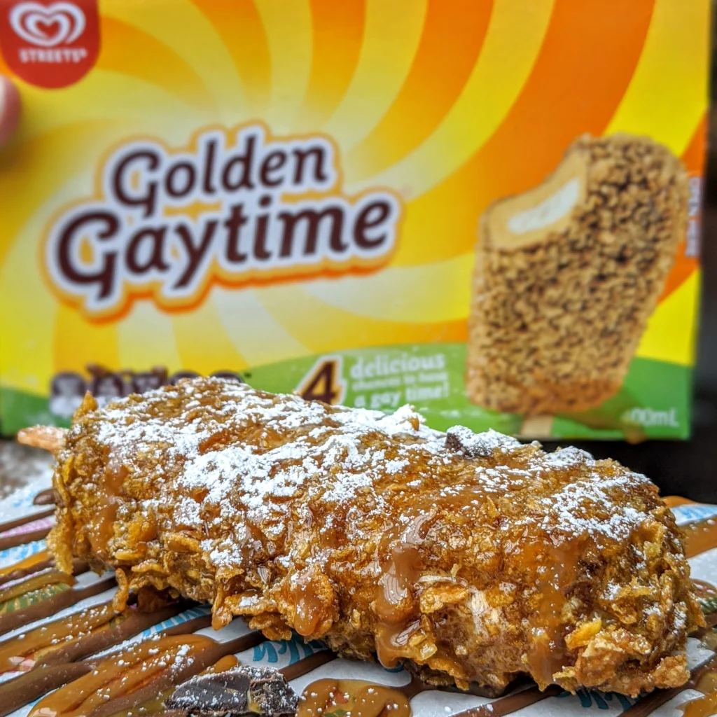 Deep Fried Golden Gaytime A Golden Treat